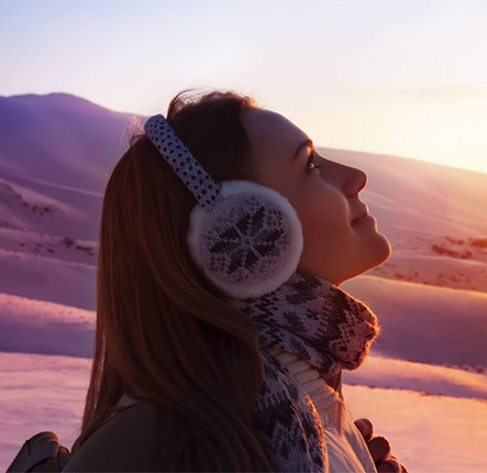 Trockene Augen im Winter